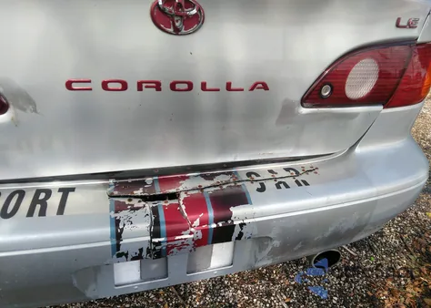 2002 Toyota Corolla Le from USA, damaged, VIN 1NXBR12EX2Z598909